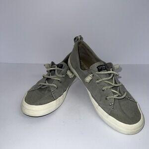 Sperry Crest Vibe Women's 9M Gray Low-Top Casual Slip-On‎ Comfort Coastal